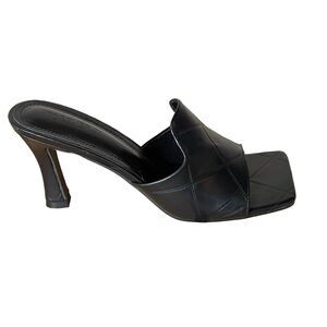 Forever 21 Open Toe Heels. Black Size 9